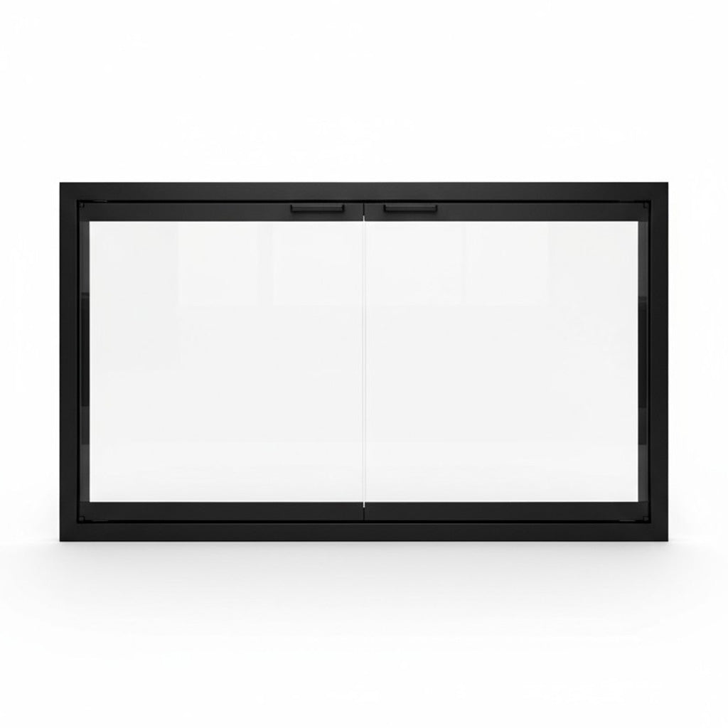 Rainbow Fireplace Glass Doors | Custom Prefab Fit