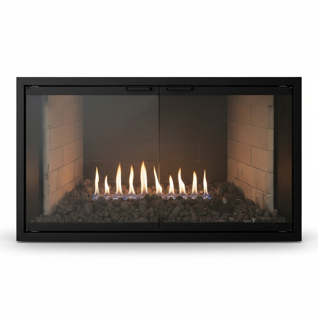 Rainbow Fireplace Glass Doors | Custom Prefab Fit