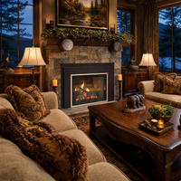 Real Fyre mSeries Millivolt 30" Direct Vent Gas Fireplace Insert - Model DVI-30m — lifestyle