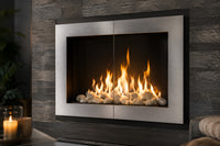 Brooklyn - Single Panel Masonry and Prefab Fireplace Doors | Custom