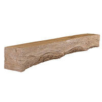 Rickhouse Non-Combustible Concrete Mantel Shelf Pale Honey Finish - ExceptionalFire