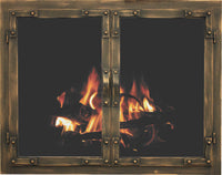 Rustic - Masonry and Prefab Fireplace Glass Doors - ExceptionalFire