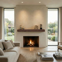 Smokehouse Non-Combustible Concrete Mantel Shelf Maduro Finish