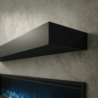 Standard Non-Combustible Steel Mantel Shelves | 12 Finishes