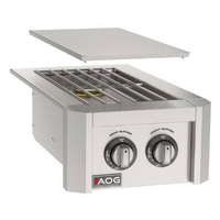 American Outdoor Grill Built-In Double Side Burner - 25,000 BTU Natural Gas
