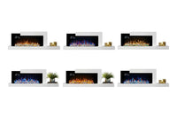 Stylus™ Cara Elite Connected Wall Hanging Electric Fireplace - Model NEFP32-5019W-IOT - ExceptionalFire