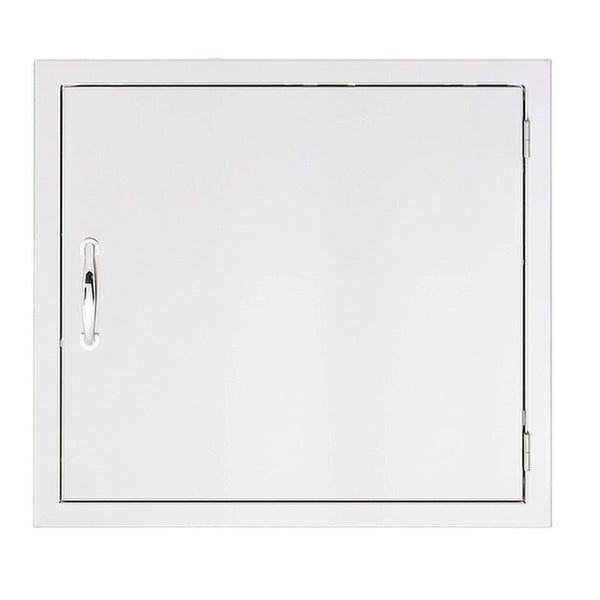 Summerset 22x20" Horizontal Access Door stainless steel outdoor kitchen storage access panel with curved handle and magnetic latch