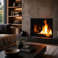 Superior DRC6300 45" Contemporary Direct Vent Gas Fireplace - Model DRC6345 — lifestyle