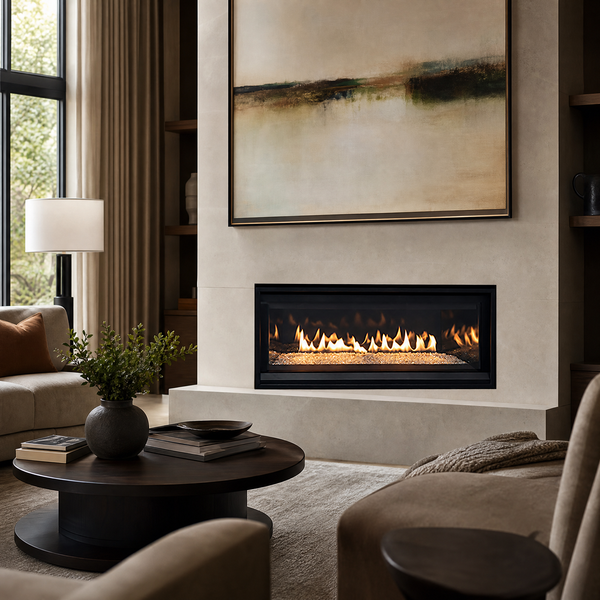 Superior DRL3500 45" Linear Direct Vent Gas Fireplace - Model DRL3545 — lifestyle