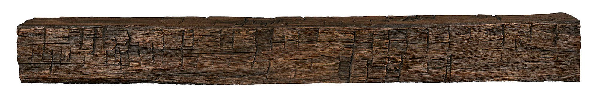 Tavern Timbered Beam Non-Combustible Mantel Shelf TOASTED RYE Finish - ExceptionalFire