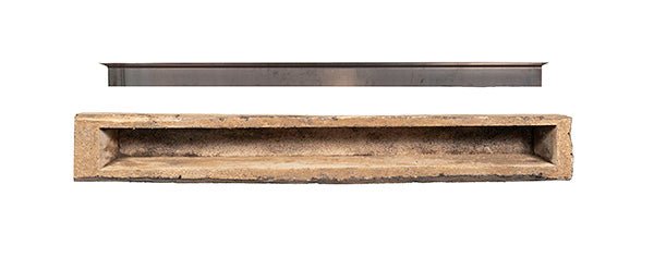 Tavern Timbered Beam Non-Combustible Mantel Shelf TOASTED RYE Finish - ExceptionalFire