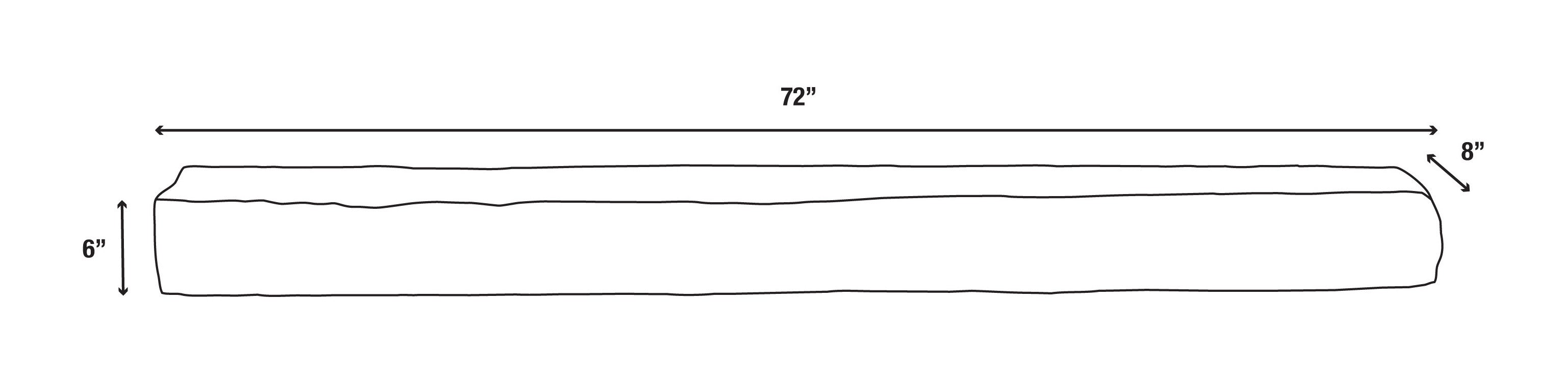 Tavern Timbered Beam Non-Combustible Mantel Shelf TOASTED RYE Finish - ExceptionalFire