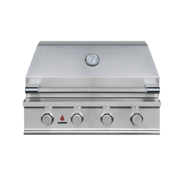 TFE Grill 32 Inch built-in stainless steel outdoor barbecue with 14,000 BTU burners and heat zone separators
