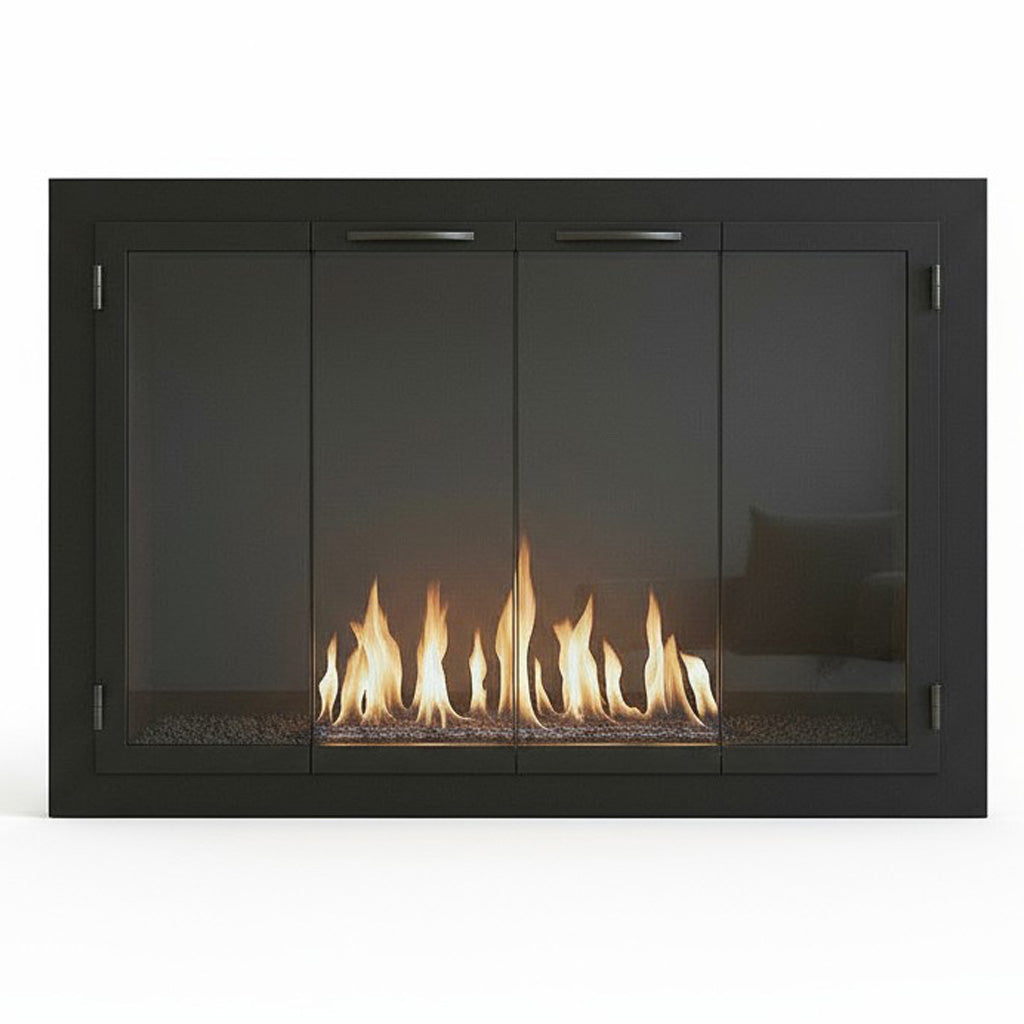 Carolina Traditional Steel Fireplace Glass Doors | Masonry & Prefab