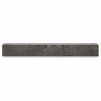 Flat Sawn Non-Combustible Concrete Mantel Shelf Eclipse Finish