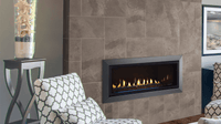 Majestic Jade 42 gas fireplace lifestyle room shot