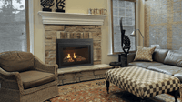 Majestic Jasper 30 gas insert lifestyle room shot