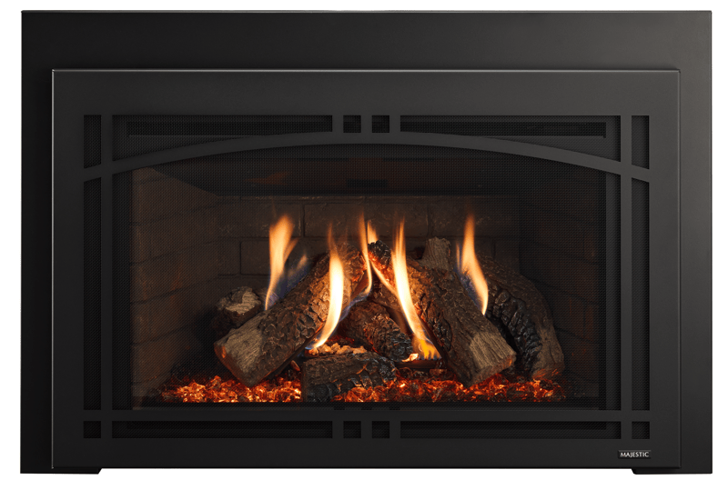 Majestic Ruby Platinum 30" Direct Vent Gas Fireplace Insert - Model RUBYP30IN