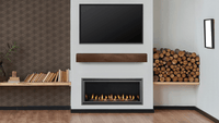 Heat & Glo Cosmo 36 Direct Vent Linear Gas Fireplace | Model COSMO36-IFT-B