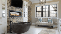 Heat & Glo Mezzo 60 See-Through Direct Vent Linear Gas Fireplace | Model MEZZO60ST-C