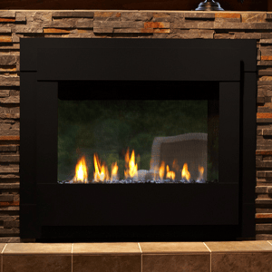 Majestic Twilight Modern 36" Indoor/Outdoor See-Through Gas Fireplace - Model TWILIGHT-MD-IFT