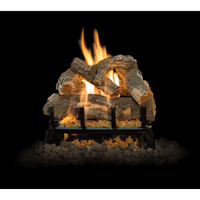 Grand Canyon 21-Inch Arizona Weathered Oak Vented Natural Gas Log Set W/ 2BRN Burner - Match Light - ExceptionalFire