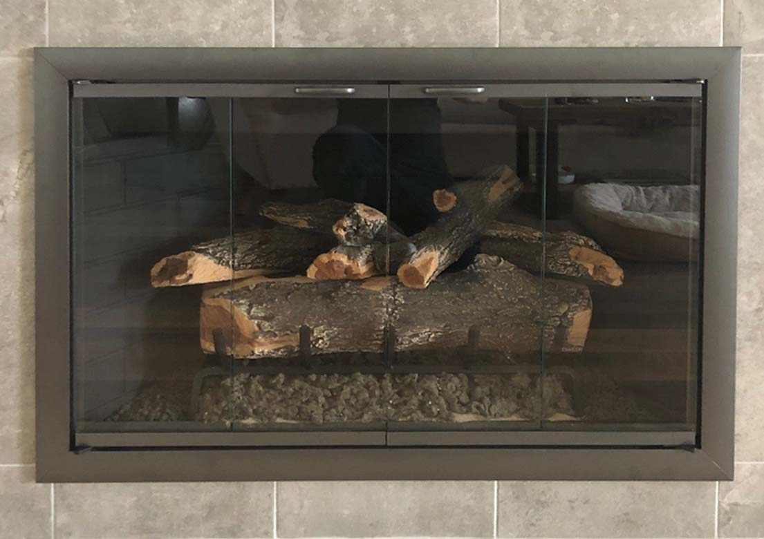 Brookfield - Masonry & Prefab Fireplace Glass Doors - ExceptionalFire
