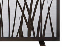 Free Standing Fireplace Screen Custom Made Options - Sawgrass - ExceptionalFire