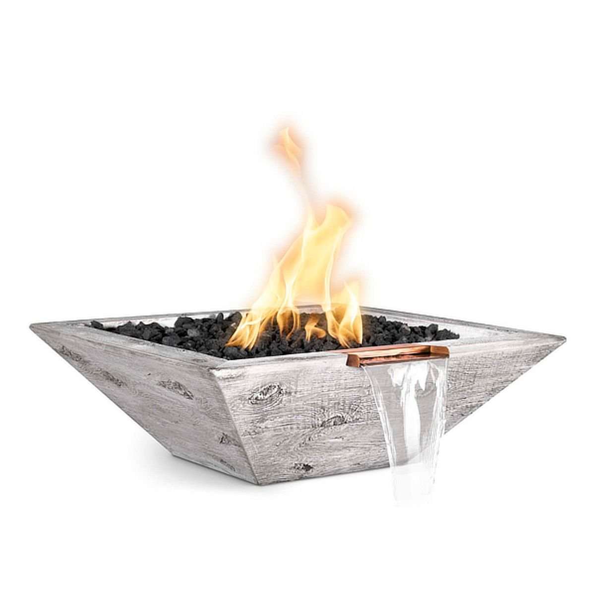 Maya Wood Grain Fire & Water Bowl - ExceptionalFire