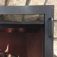 Steel Custom Single Panel Fireplace Screen Carolina Pond- Custom Size - ExceptionalFire