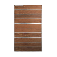 Summerset Madera 20" Vertical Dry Storage Pantry - Stainless Steel & Ipe Wood