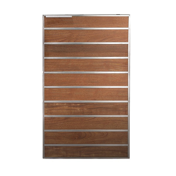 Summerset Madera 20" Vertical Dry Storage Pantry - Stainless Steel & Ipe Wood