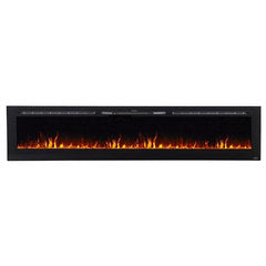 Modern Flames Spectrum Slimline 100-Inch Electric Fireplace - Wall Mount/Built-In - Model SPS-100B