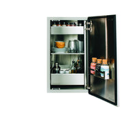 Summerset Madera 20" Vertical Dry Storage Pantry - Stainless Steel & Ipe Wood