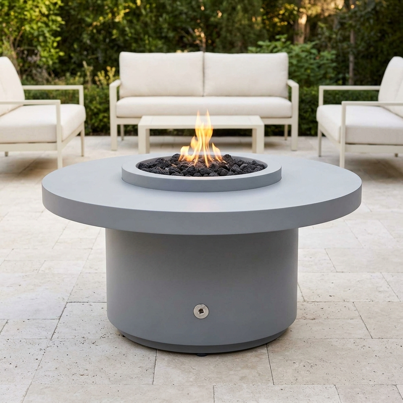 The Outdoor Plus 48" Coastline Fire Pit — 24" Tall — Powder Coat — alternate view