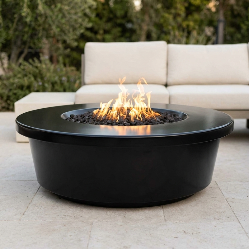 The Outdoor Plus 48" Tempe Fire Pit — Powder Coat — alternate view