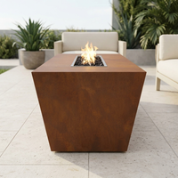 The Outdoor Plus 60" Mesa Fire Pit — Corten Steel — alternate view