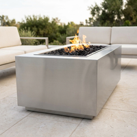 The Outdoor Plus 48" Forma Fire Pit — Stainless Steel — alternate view