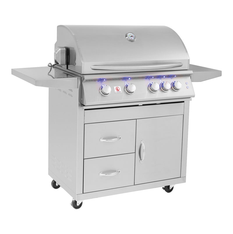 Summerset Deluxe Cart for 32" Sizzler & Sizzler Pro Grill