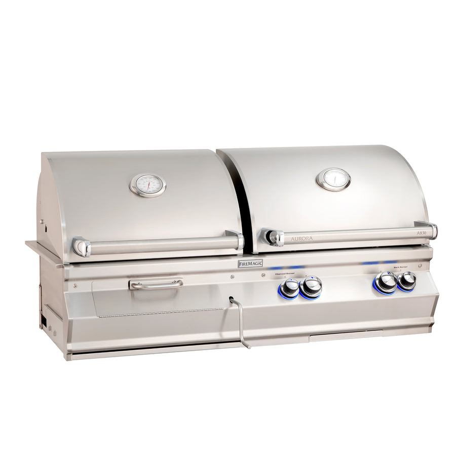 Fire Magic Aurora A830i Built-In Gas & Charcoal Grill