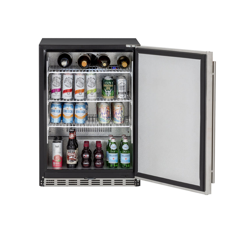 Summerset 24" 5.3 Cu. Ft. Outdoor Rated Refrigerator - Right Hinge