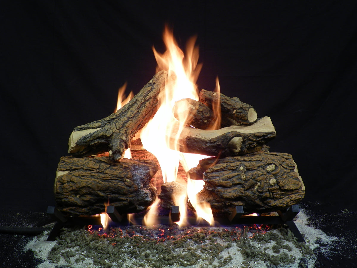 Blazed Oak Vented Gas Log Set - Formation Creation