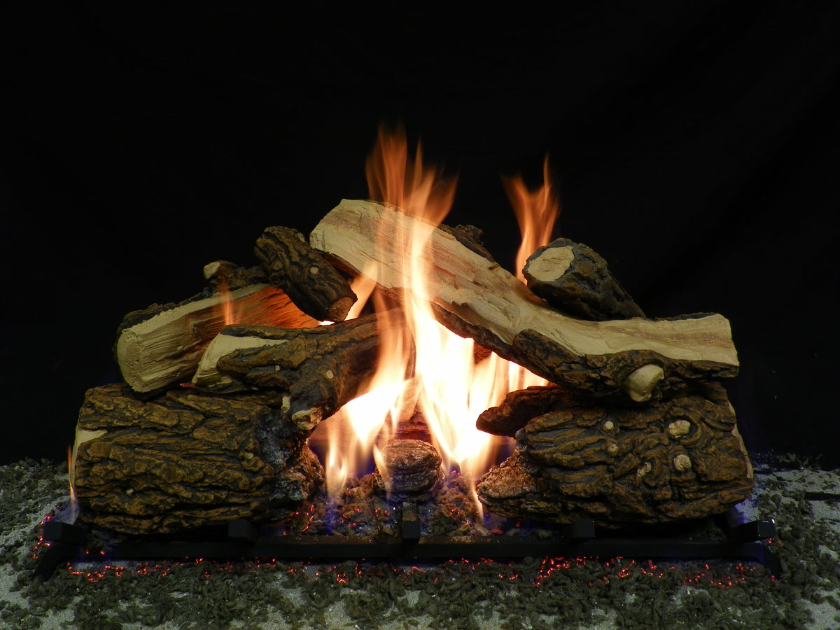 Blazed Oak Vented Gas Logs Only - Formation Creation