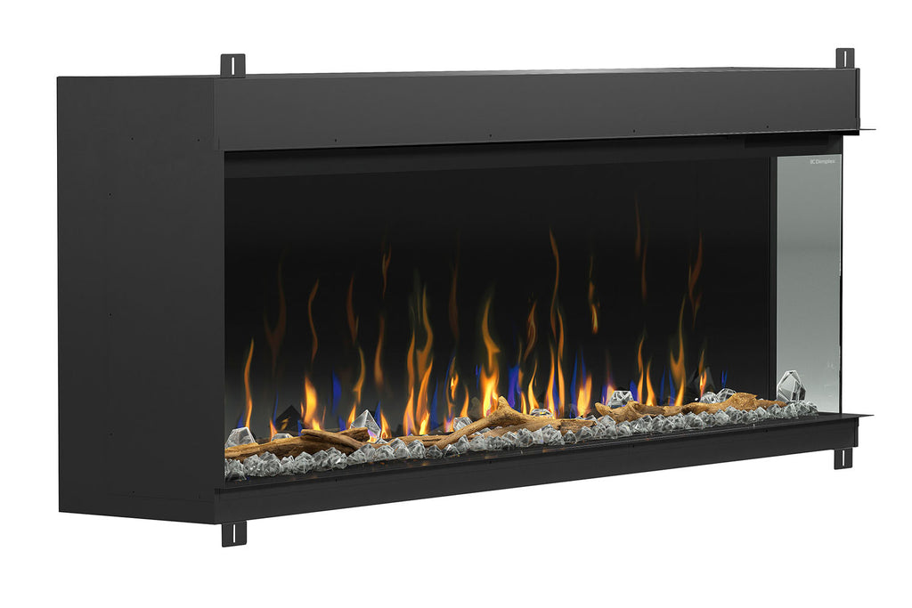 Dimplex IgniteXL Bold 74" Smart Linear Multi-Side View Built-In Electric Fireplace