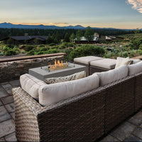 Fire Garden 48" Complete Linear Fire Pit - Graphite Powder Coat, Natural Gas