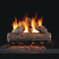 24-inch Golden Oak Vented Gas Log Set by Real Fyre