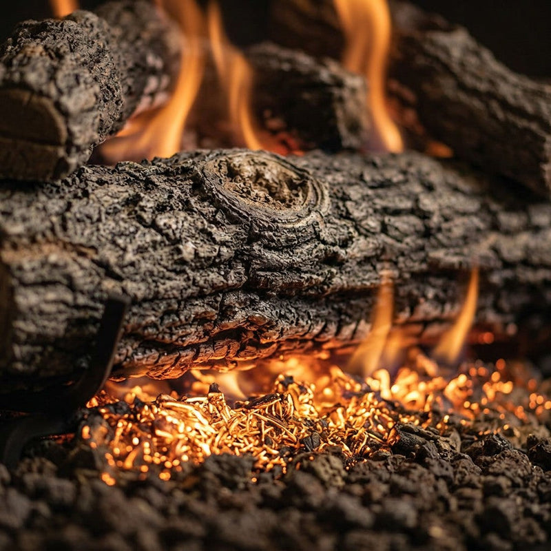 24" Oak Designer Plus Vented Gas Log Set | Real Fyre