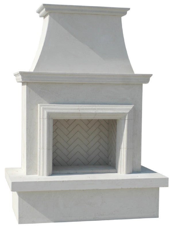 American Fyre Designs Contractor's Model Vent-Free Outdoor Fireplace with Moulding