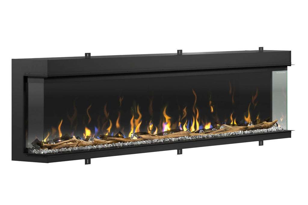 Dimplex IgniteXL Bold 100" Smart Linear Multi-Side View Built-In Electric Fireplace