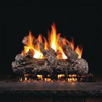 36-inch Rustic Oak ANSI Vented Gas Log Set by Real Fyre